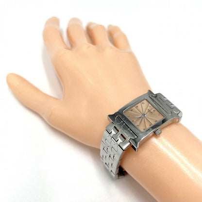 Hermes Watch Ladies H Watch QZ Guilloche Dial H Watch Battery Operated SS