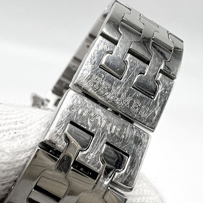 Hermes Watch Ladies H Watch QZ Guilloche Dial H Watch Battery Operated SS
