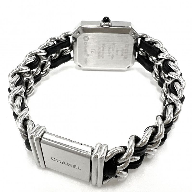 Chanel Watch Ladies Premiere L Watch Battery Operated Black Dial SS QZ Chanel