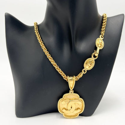 Chanel Necklace Women's Coco Mark Chain Vintage Accessories - Chanel GP 96A