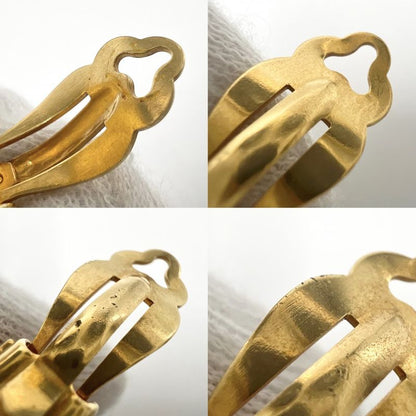 Chanel Earring Ladies Round Accessories - Vintage Coco Mark Chanel GP Fake