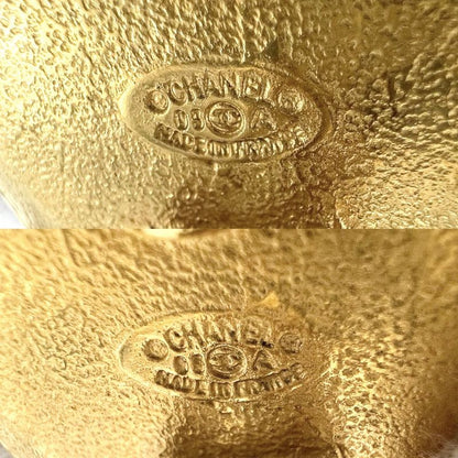 Chanel Earring Ladies Round Accessories - Vintage Coco Mark Chanel GP Fake
