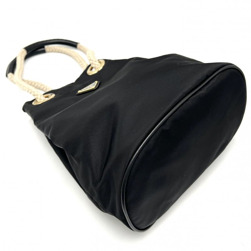Prada Handbag Women's Marina Small Bucket Bag Re-nylon Shoulder Men's Women's