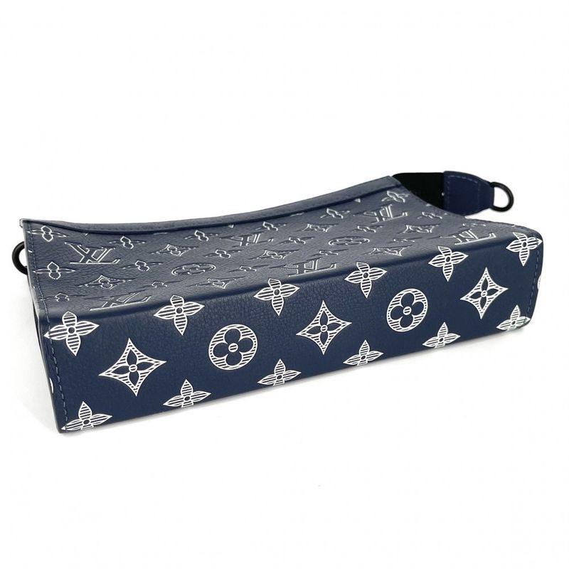 Louis Vuitton Shoulder Bag Men's Monogram Shadow Gaston - Wearable Wallet