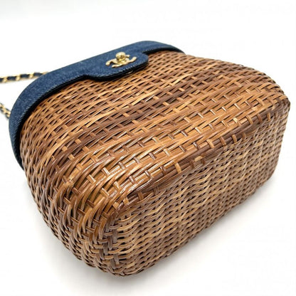Chanel Shoulder Bag Ladies Basket Bag Chain Shoulder Crossbody Coco Mark
