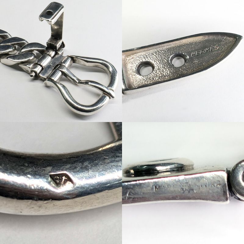 Hermes Bookle Serie MM Ag925 Silver - Bracelet Men's Accessories - Men