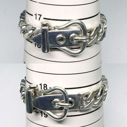 Hermes Bookle Serie MM Ag925 Silver - Bracelet Men's Accessories - Men