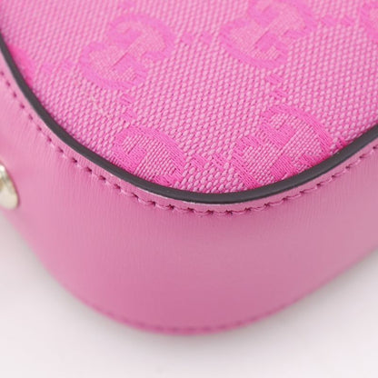 Gucci Moonside Mini Shoulder 786035 GG Canvas Pink Women's Shoulder Bag