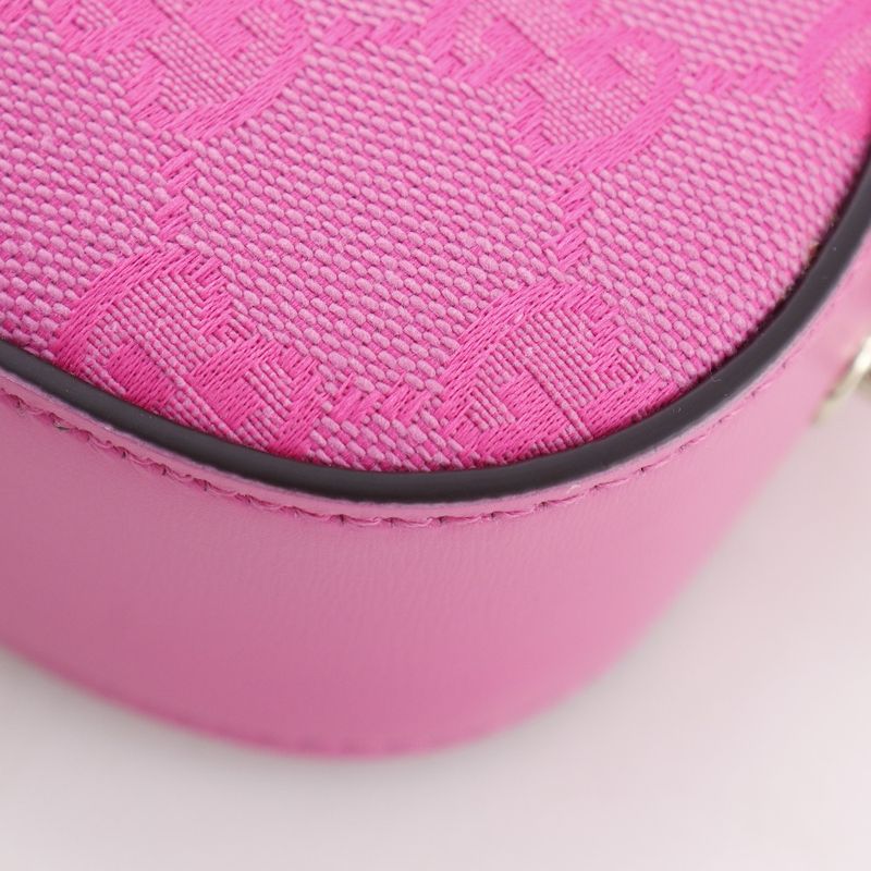 Gucci Moonside Mini Shoulder 786035 GG Canvas Pink Women's Shoulder Bag