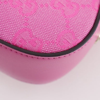 Gucci Moonside Mini Shoulder 786035 GG Canvas Pink Women's Shoulder Bag