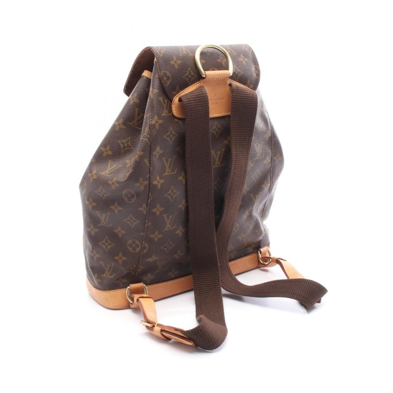 Louis Vuitton Rucksack Sac Backpack Montsourisgm M51135 PVC Coated Canvas