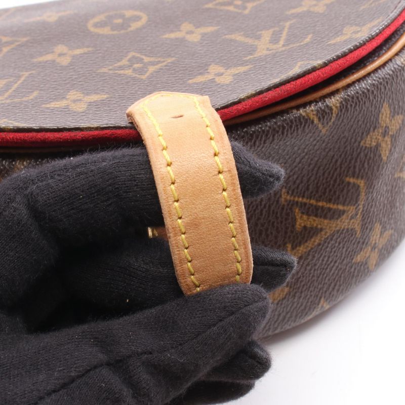 Louis Vuitton Shoulder Bag Tamblanc M51179 PVC Coated Canvas Leather Tamblanc