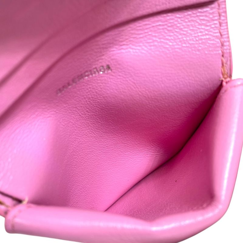 Balenciaga Cash Mini Wallet Bifold Wallet Folding Wallet Compact Wallet Logo