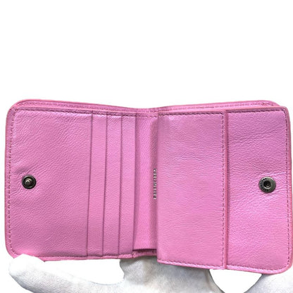 Balenciaga Cash Mini Wallet Bifold Wallet Folding Wallet Compact Wallet Logo