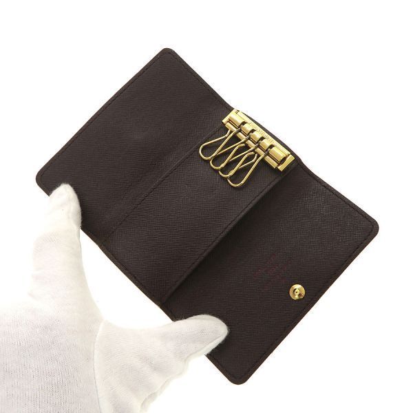 Louis Vuitton Damier Key Case For 4 N62631