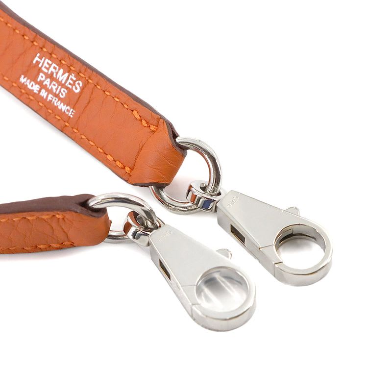 Hermes Kelly Bolide Shoulder Strap Taurillon Clemence Leather Orange Accessory