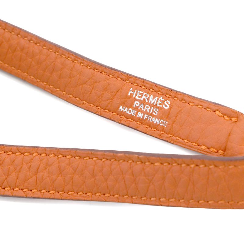 Hermes Kelly Bolide Shoulder Strap Taurillon Clemence Leather Orange Accessory