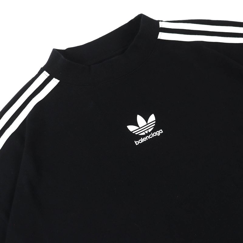 balenciaga×adidas Balenciaga×adidas 23SS 739101 100% Cotton Striped Logo Print