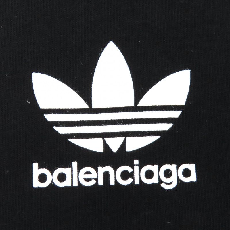 balenciaga×adidas Balenciaga×adidas 23SS 739101 100% Cotton Striped Logo Print