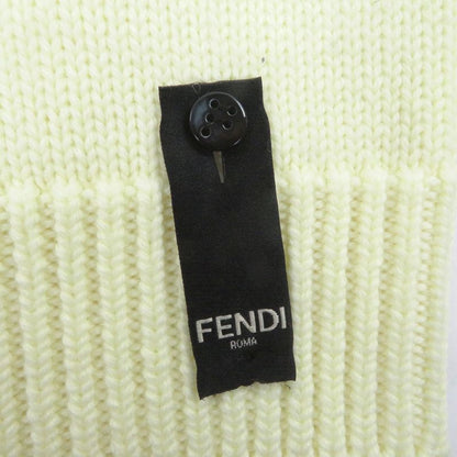 fendi 2021 Fzx037 100% Wool FF Logo Zucca Pattern Crew Neck Bicolor Long