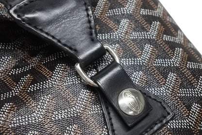 Goyard Boston Bag Boeing 30 Black with Marcajou Leather Silver — view 5