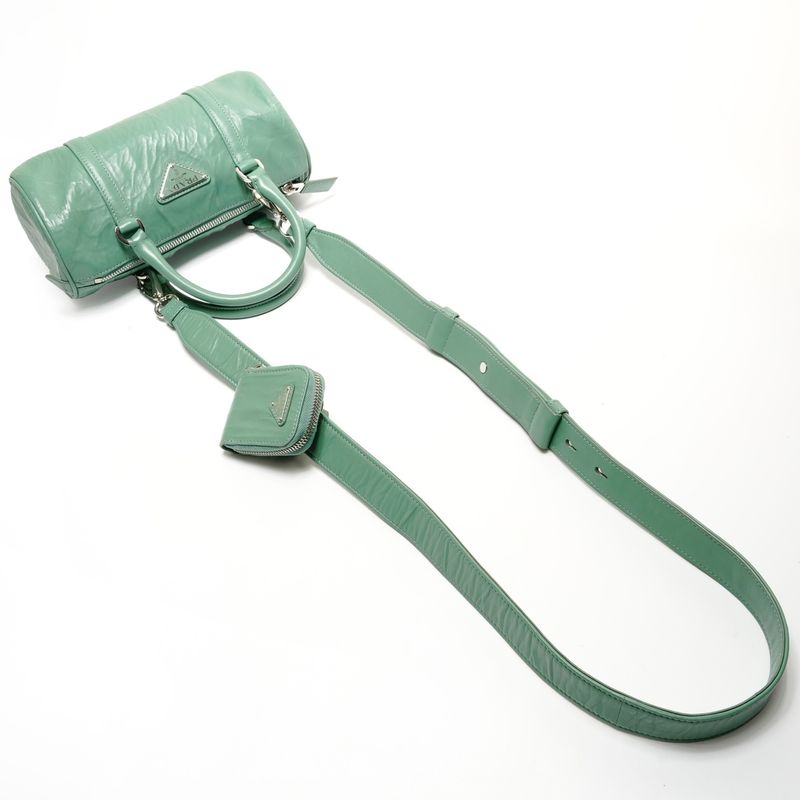 Prada Shoulder Bag Nappa Vintege Mini 2-Way Leather