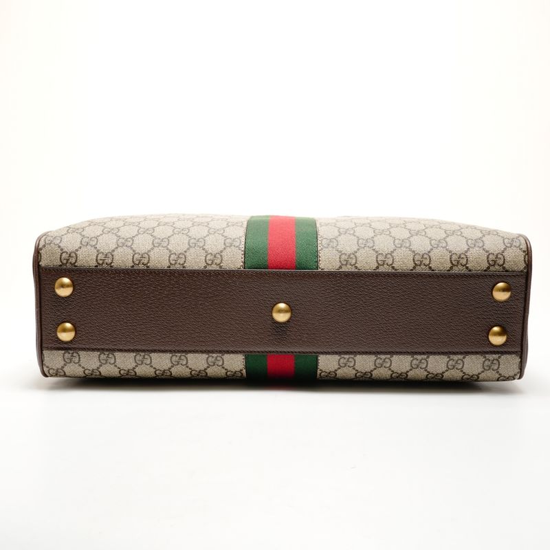 Gucci GG Supreme Duffle Boston Bag 2-Way