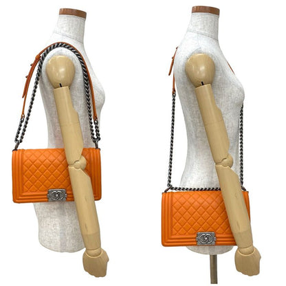 Chanel Chanel Boy Leather Shoulder Bag