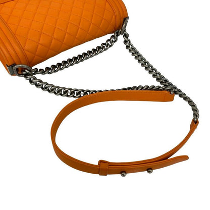 Chanel Chanel Boy Leather Shoulder Bag