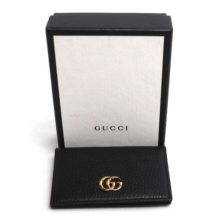 Gucci Ggmarmont Card Case Black Men's