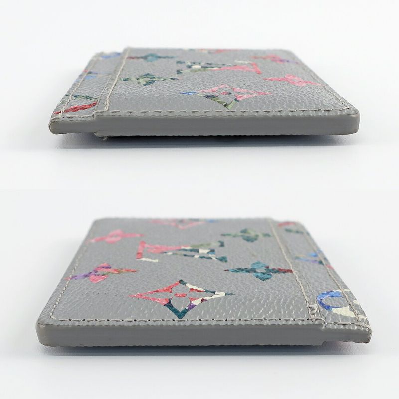 Louis Vuitton Porto Carte Sample M81686 Floral-monogram Card Case