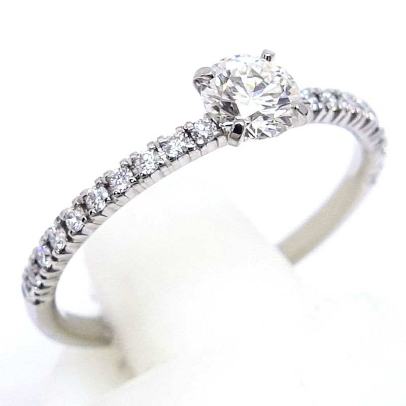 Cartier Pt950 Etincel Diamond Solitaire Ring Jewelry