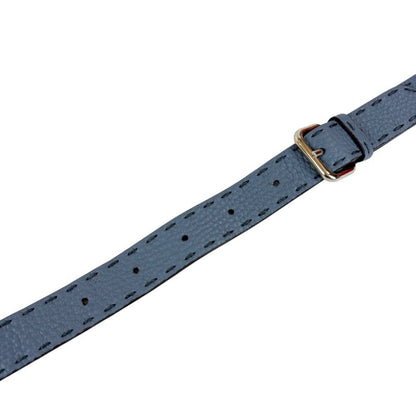 Fendi Selleria Strap You Shoulder Blue Leather