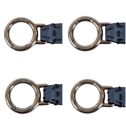 Fendi Selleria Strap You Shoulder Blue Leather