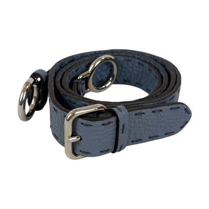 Fendi Selleria Strap You Shoulder Blue Leather
