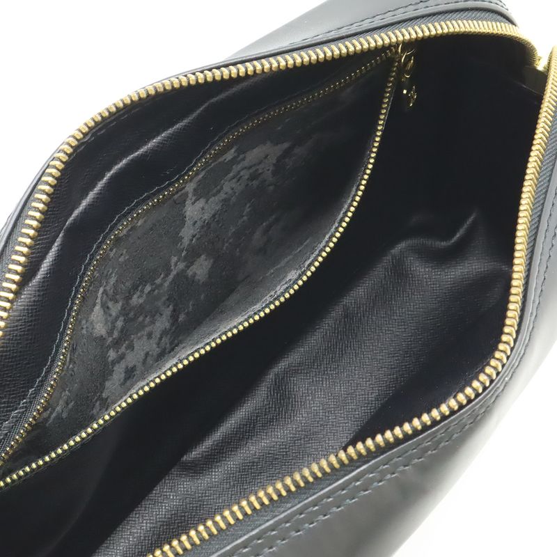 Louis Vuitton Epi Trocadero 27 Shoulder Bag Crossbody Noir Black Gold Hardware