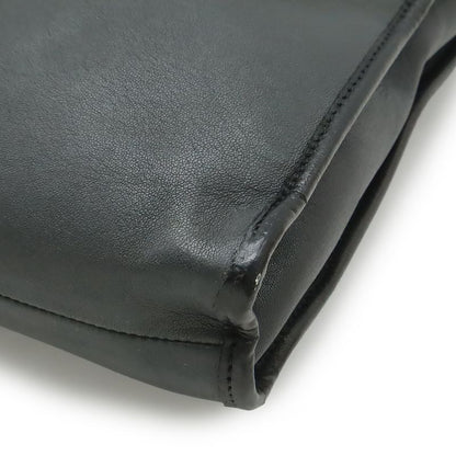 Bottega Veneta Intrecciato Business Bag Briefcase Shoulder Leather Dark