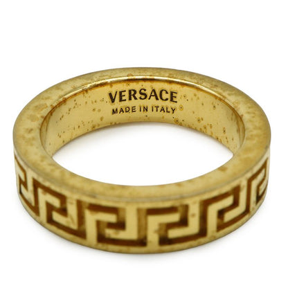 Versace Greca Ring GP Gold Actual Size Approx 19