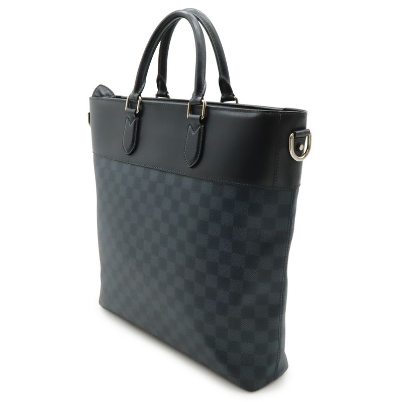 Louis Vuitton Damier Ecobalt Newport Tote Bag Business Bag Briefcase Shoulder