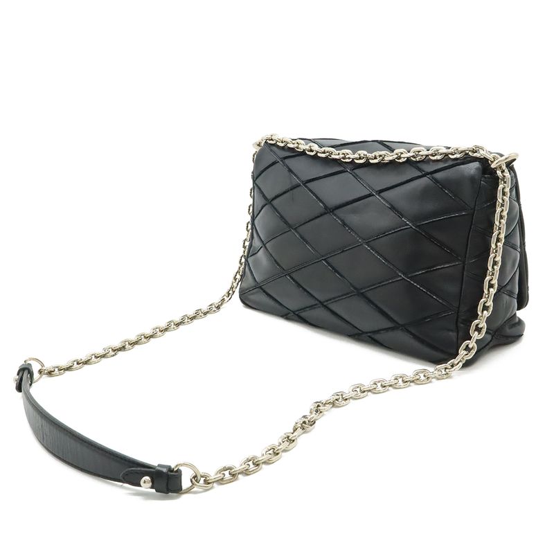 Louis Vuitton Maltage Go-14mm (0.55in) Chain Bag Shoulder Bag Leather Noir