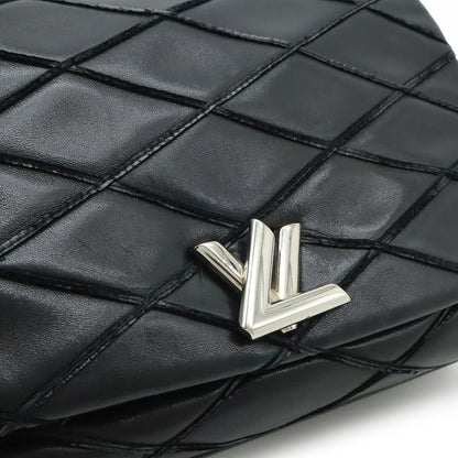 Louis Vuitton Maltage Go-14mm (0.55in) Chain Bag Shoulder Bag Leather Noir