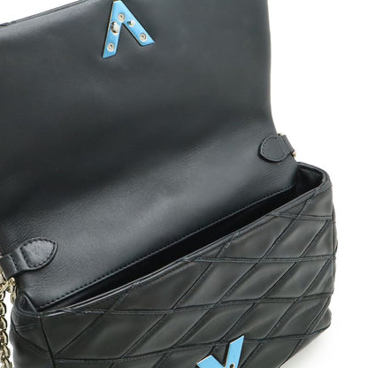 Louis Vuitton Maltage Go-14mm (0.55in) Chain Bag Shoulder Bag Leather Noir