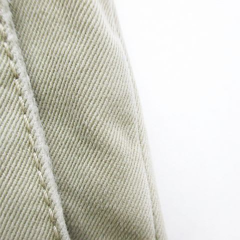Saint Laurent Paris Long Length Tapered Pants Chino Zip Fly Beige