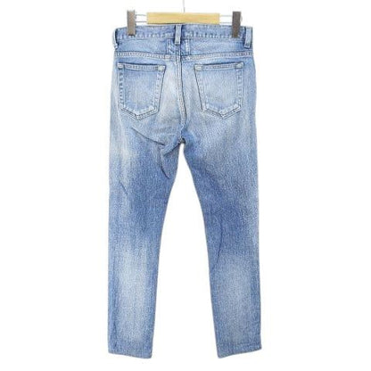 Saint Laurent Paris Denim Pants Jeans Skinny Zip Fly 26 Blue Indigo