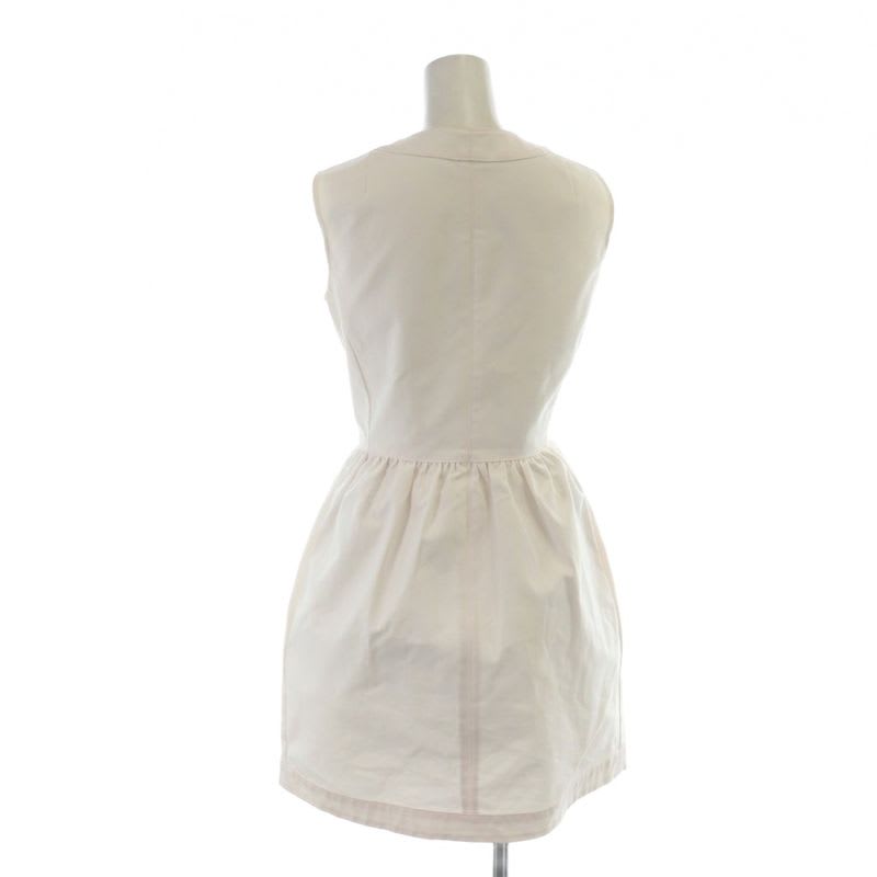 Christian Dior Sleeveless Dress Bijou Long Logo 34 XS Pink MQ