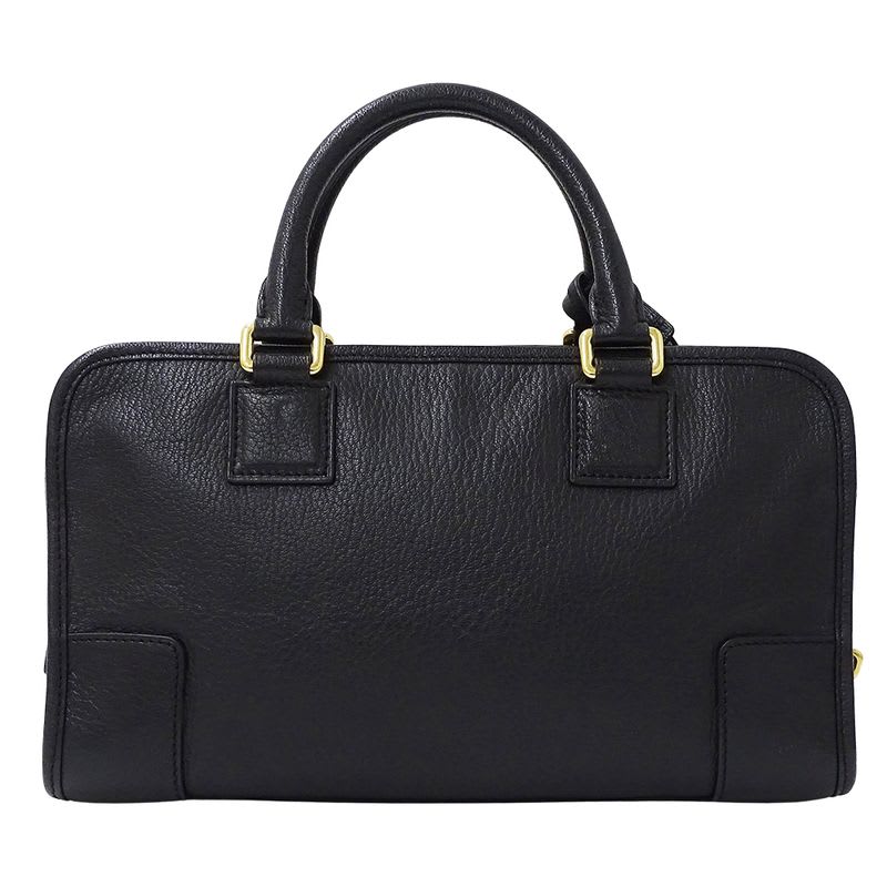 Loewe Bag  Handbag Amazona 28 Leather Black Stylish
