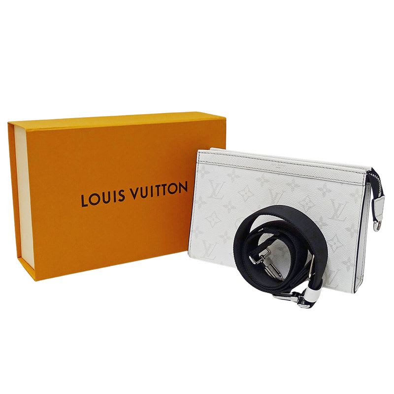 Louis Vuitton Bag Taigarama Shoulder Clutch 2-Way Gaston