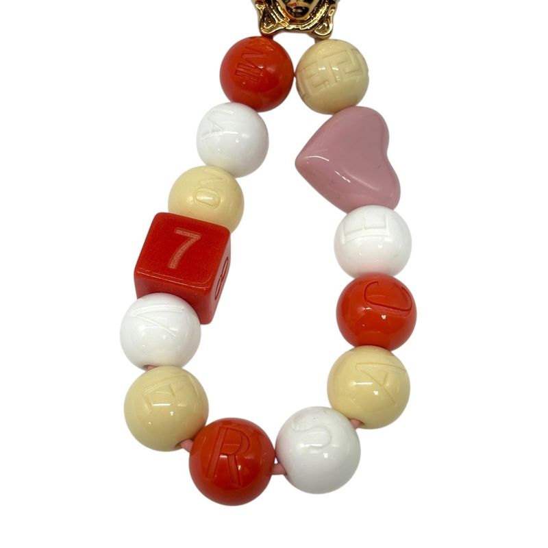 3743 Versace Multicolor La Medusa Charm Strap Used Versace La Medusa