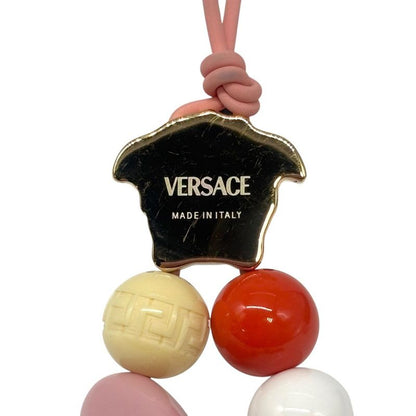 3743 Versace Multicolor La Medusa Charm Strap Used Versace La Medusa