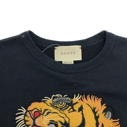 Gucci Kids Line Taiga Patch Sweatshirt 463003 X5q09 Navy 12